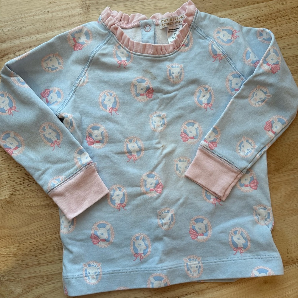 The Beaufort Bonnet Company TBBC Lamb Cassidy Crewneck 2T